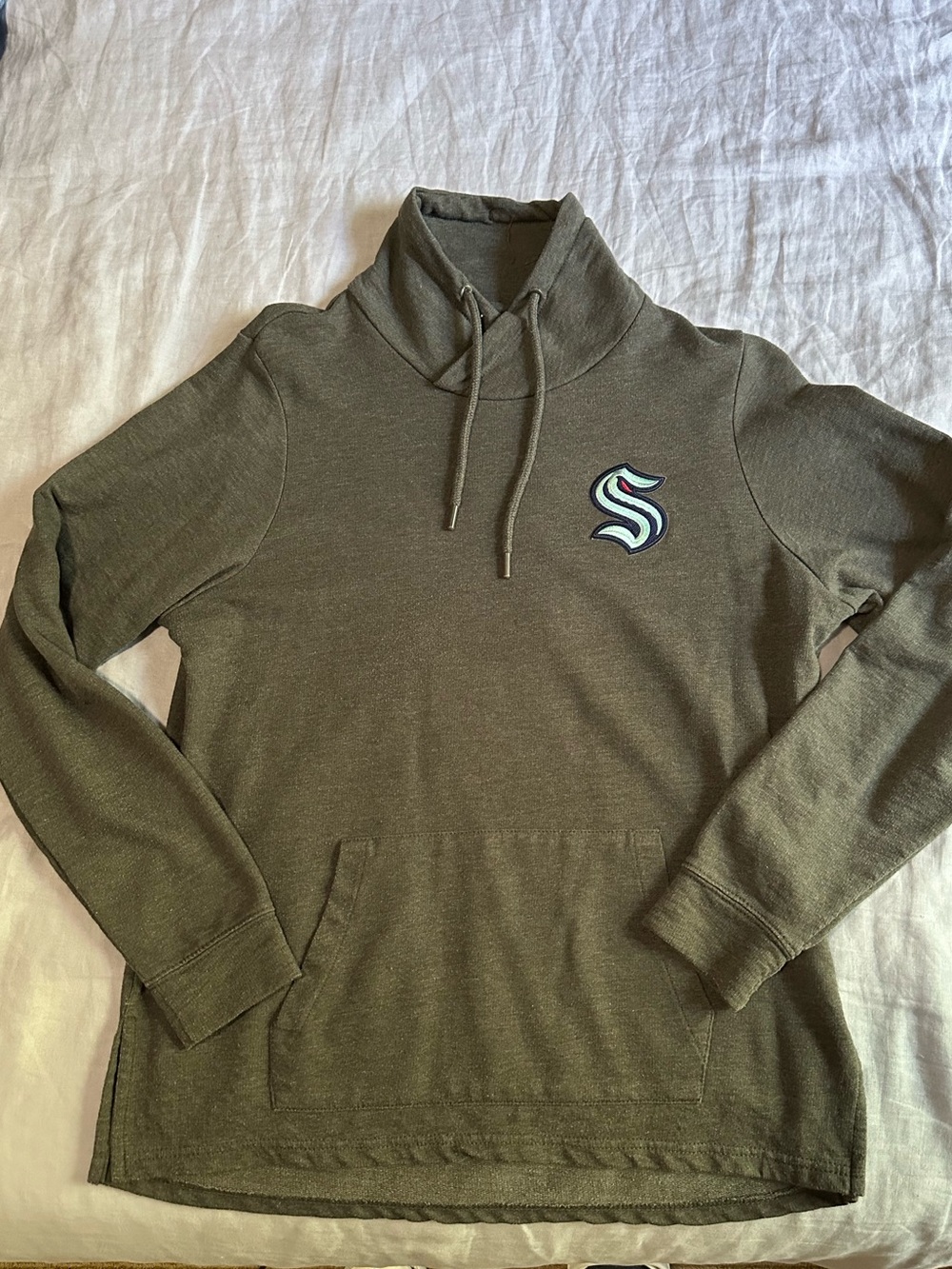 Antigua Seattle Kraken Grey Pullover - Size L